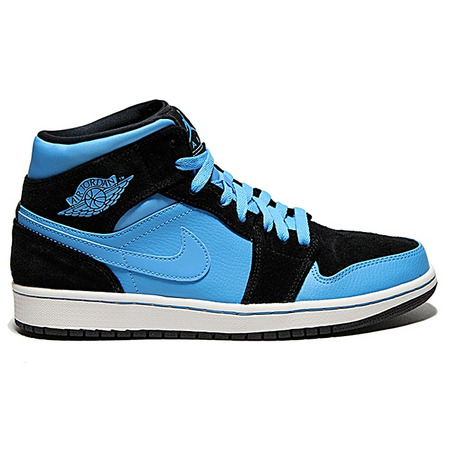 Air Jordan 1 Mid "Blue Night" (017/negro/azul celeste/blanco)