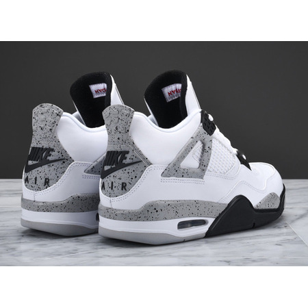 Air Jordan 4 Retro "Cement" (192/weiß/feuerrot/schwarz)