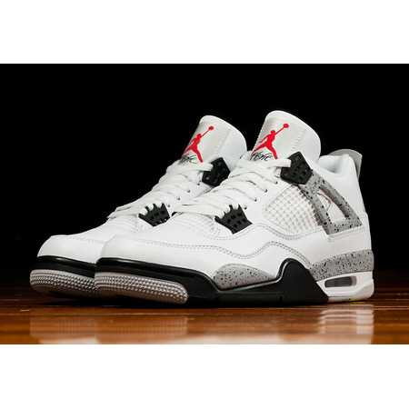 Air Jordan 4 Retro "Cement" (192/weiß/feuerrot/schwarz)