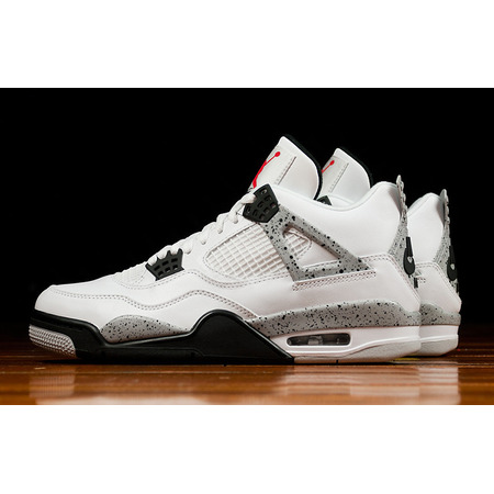 Air Jordan 4 Retro "Cement" (192/weiß/feuerrot/schwarz)