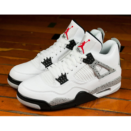 Air Jordan 4 Retro "Cement" (192/weiß/feuerrot/schwarz)