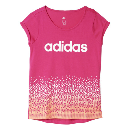 Adidas Junior Girls Schrank Fun T-Shirt (rosa/weiß)