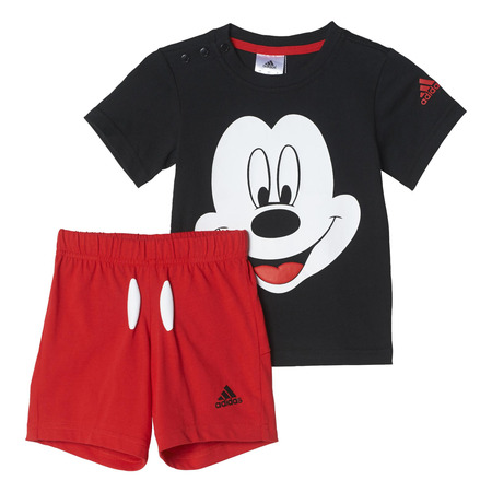 Adidas Disney Conjunto Bebé Mickey Maus (negro/rojo/blanco)