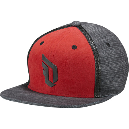 Adidas D Lillard Snapback (negro/rojo)