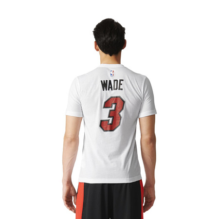 Adidas NBA Camiseta Spielzeit Miami Heat Wave No 3 (blanco)