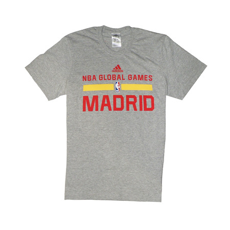 Adidas NBA Camiseta Spielzeit Matchup Real Madrid VS Boston Celtics (gris)