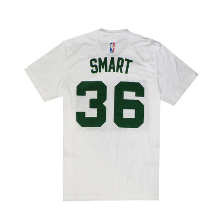 Adidas NBA T-Shirt Spielzeit Celtics Smart No 36 (weiß/grün)