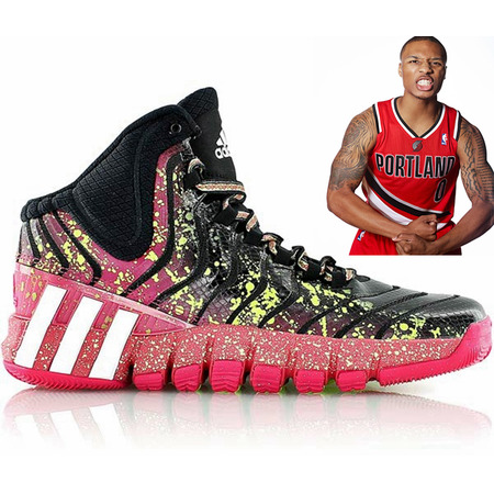 Adipure Crazyquick "Lillard All Star" (negro/rojo/volt)