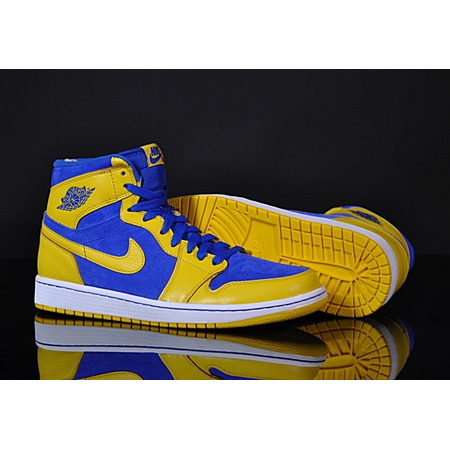 Air Jordan 1 Retro High (GS) "Maize" (707/amarillo/royal)