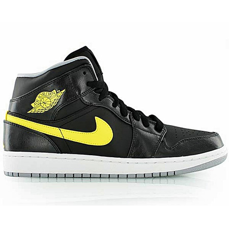 Air Jordan 1 Mid "VibrantYellow" (070/schwarz/gelb)