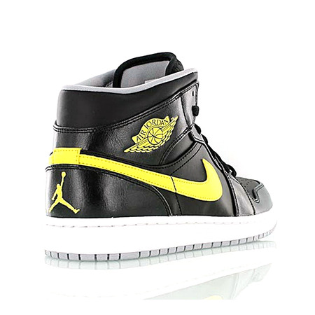 Air Jordan 1 Mid "VibrantYellow" (070/schwarz/gelb)