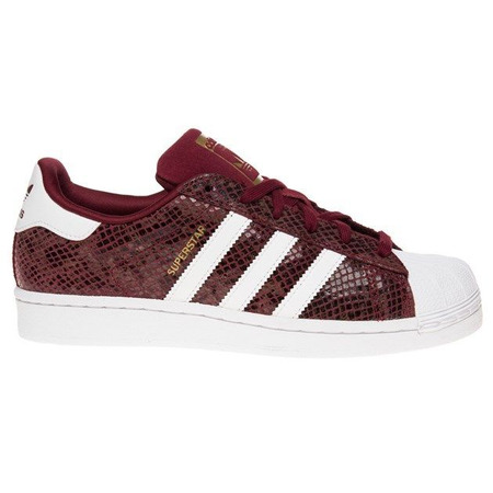 Adidas Originals Superstar Schlange Kinder "Maroon" (burgund/blanco)