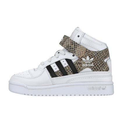 Adidas Originals Zapatillas Forum Mid Snake EL Infantil (blanco)