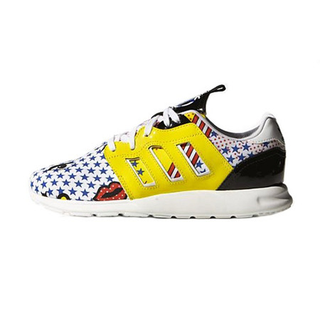 Original Adidas ZX 500 2.0 Rita Ora W "Comic" (gelb/rot/multicolor)