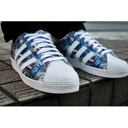 Adidas Originals SUPERSTAR 80 ́s Pioneers von NIGO (blanco/crema/multicolor)