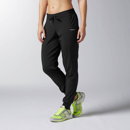 Reebok Pantalón Mujer Elemente gewebt (negro)