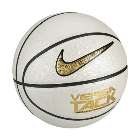 Nike Balón Versa Tack (7) (101/weiß/schwarz/metallic gold)