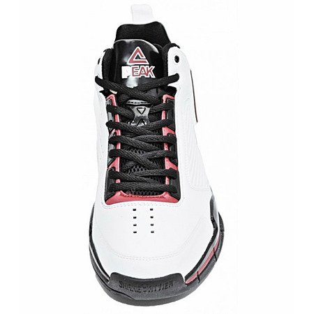 Zapatillas Basket Peak Shane Battier "Miami Away" (blanco/negro/rojo)