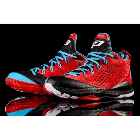 Jordan CP3. VII "Red Clippers" (607/red/blue/black/black)