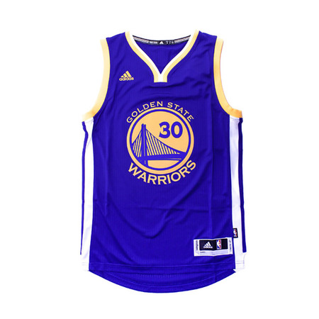 Camiseta Adidas NBA Swingman Stephen Curry #30# Warriors (azul/amarillo)