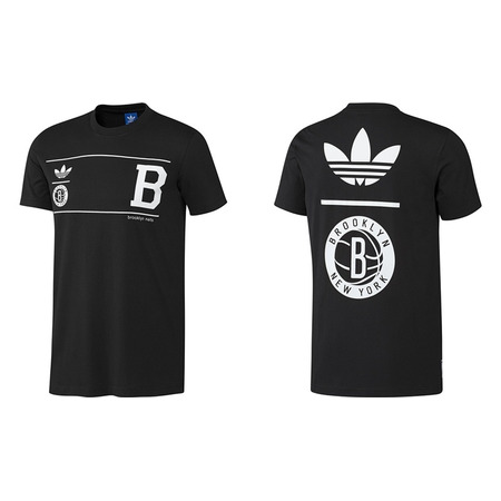 Camiseta Brooklyn Nets (negro/blanco)