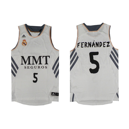 Camiseta Rudy Fernández Real Madrid Korb 13/14 (blanco)