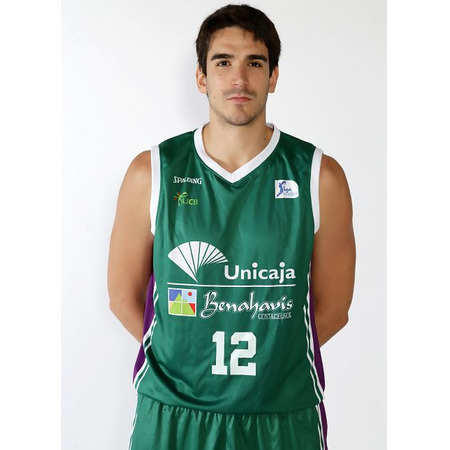 Unicaja Málaga ACB 1a Equipación (verde/morado/blanco)