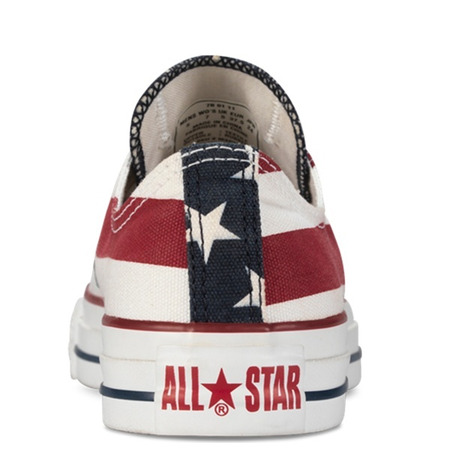 Converse Lonas All Star "Usa" OX Low (602/weiß/rot)(35-43)