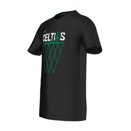 Adidas NBA Celtics washed 2 Tee Kinder (schwarz)