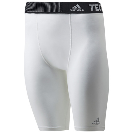 Adidas Corto Compression TechFit Base ST 9 (weiß/schwarz)