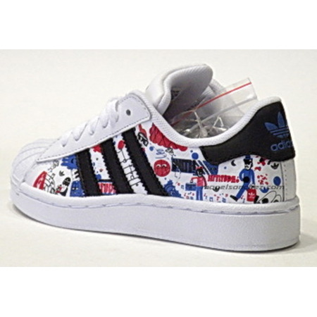 Adidas Superstar 2J Graph Niñ@ (blanco/blagro)