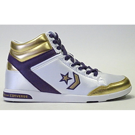 Converse Lady Wapon 86 Hi (weiß/gold/violett)