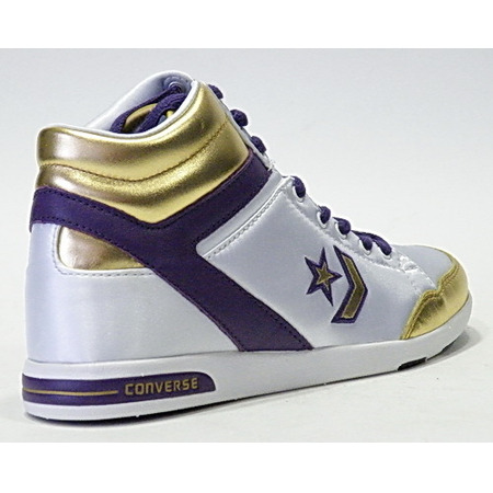 Converse Lady Wapon 86 Hi (weiß/gold/violett)