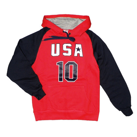 U.S. Capucha Basic Sweatshirt Nr. 10 (rot/marin)