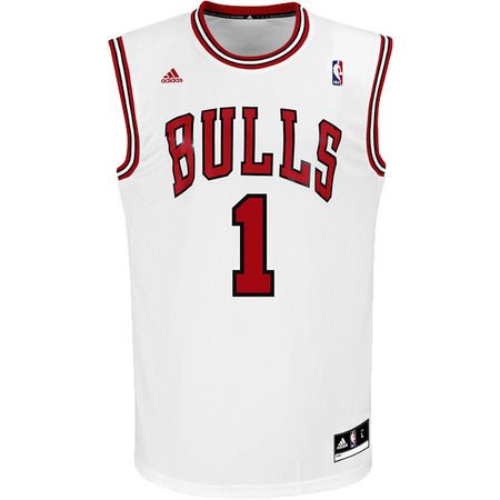 Adidas Replica Rose Bulls Jersey (weiß/rot)