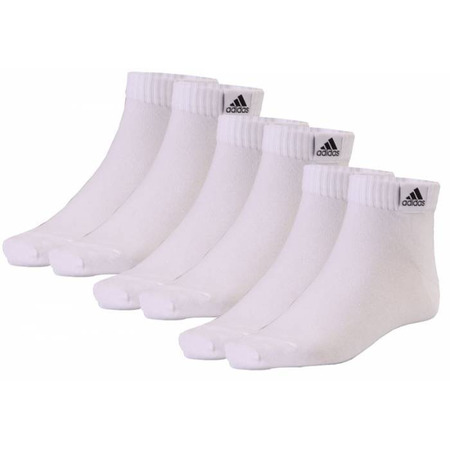 Socken Adidas Tobilleros T Lin 3 Pack (weiß)