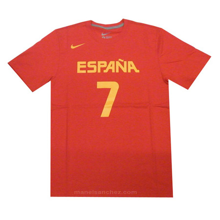 T-Shirt Cubre Navarro #7# Spanien (601/red/gelb)