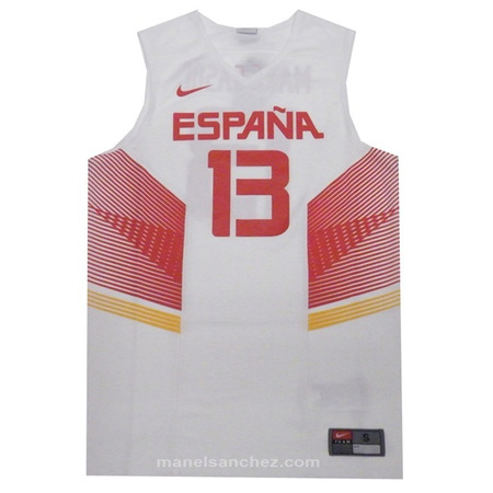 Marc Gasol #13# Spanien 2014 (102/weiß/rot)