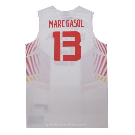 Marc Gasol #13# Spanien 2014 (102/weiß/rot)