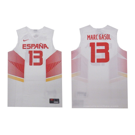 Marc Gasol #13# Spanien 2014 (102/weiß/rot)