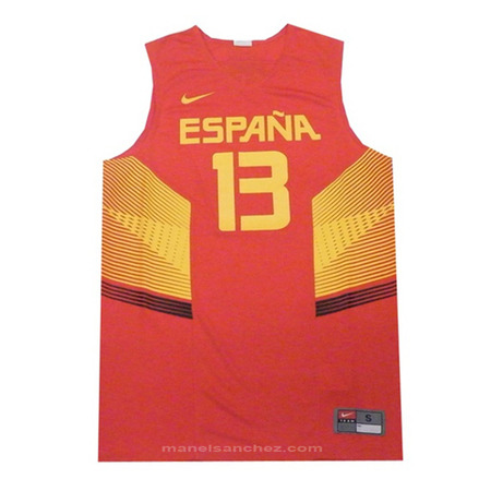 Nike Logo Spanien Replica Marc Gasol (602/rot/gelb)