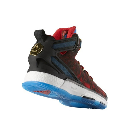 Adidas D Rose 6 Boost "Fire Monkey" (negro/rojo/azul)