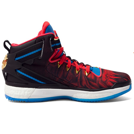 Adidas D Rose 6 Boost "Fire Monkey" (negro/rojo/azul)