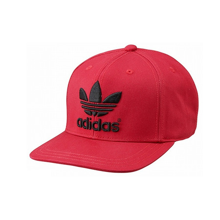 Adidas Adicolor Trefoil Flat Cap (rot/schwarz)