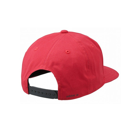 Adidas Adicolor Trefoil Flat Cap (rot/schwarz)