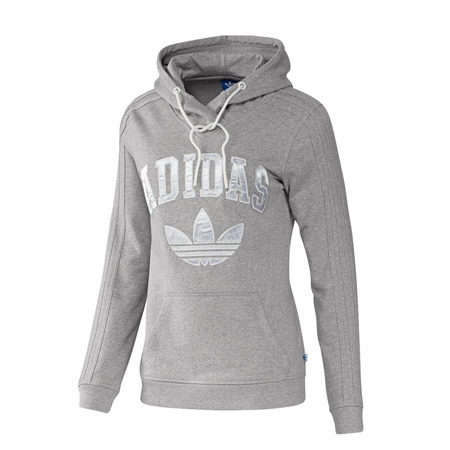 Adidas Original Slim Hoodie Woman ́s (grau/weiß)