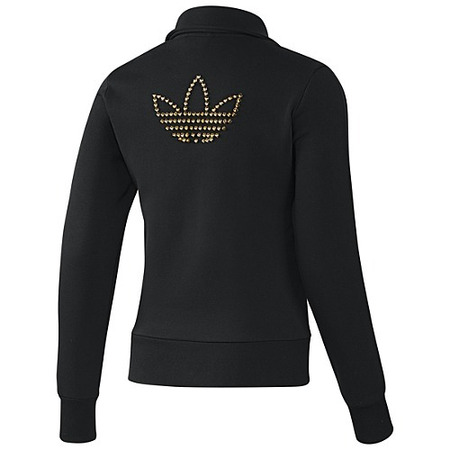 Adidas Original Chaqueta Firebird Fleece TT Mujer (negro)