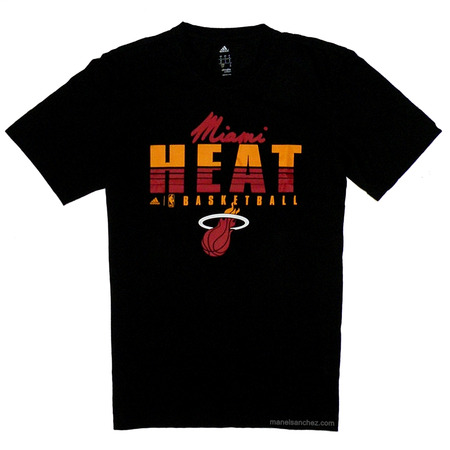 Adidas Camiseta NBA Miami Heat Fan Winter (negro)