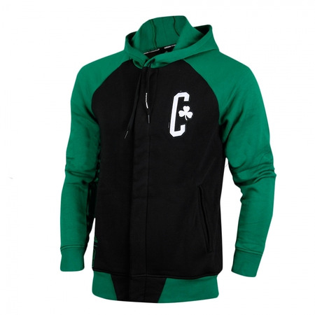 Adidas Sudadera FZ Washed Boston Celtics (schwarz/grün)