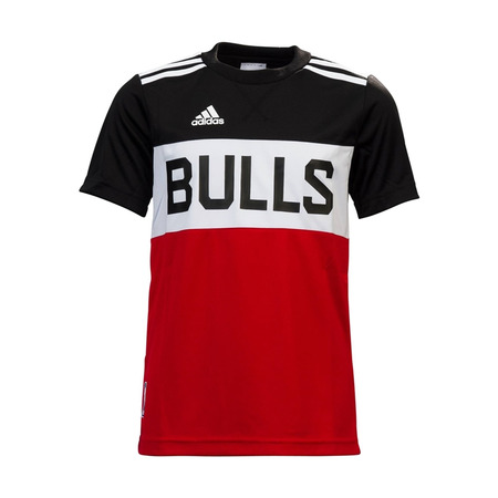 Adidas Camiseta Niño NBA Bulls Winter Hoops (schwarz/rot)